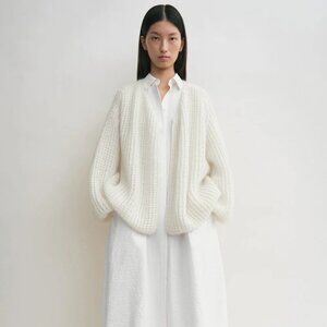 Toteme Mohair and wool-blend cardigan